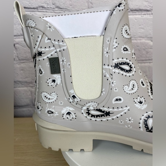 Keds Bandana Print Rain Boots size 7 - Picture 3 of 11